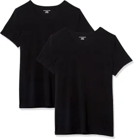 Amazon Essentials Women's Classic-Fit Short-Sleeve Crewneck T-Shirt, Multipacks