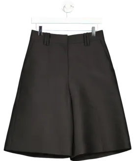 Arket Black Sculptural Shorts UK 8