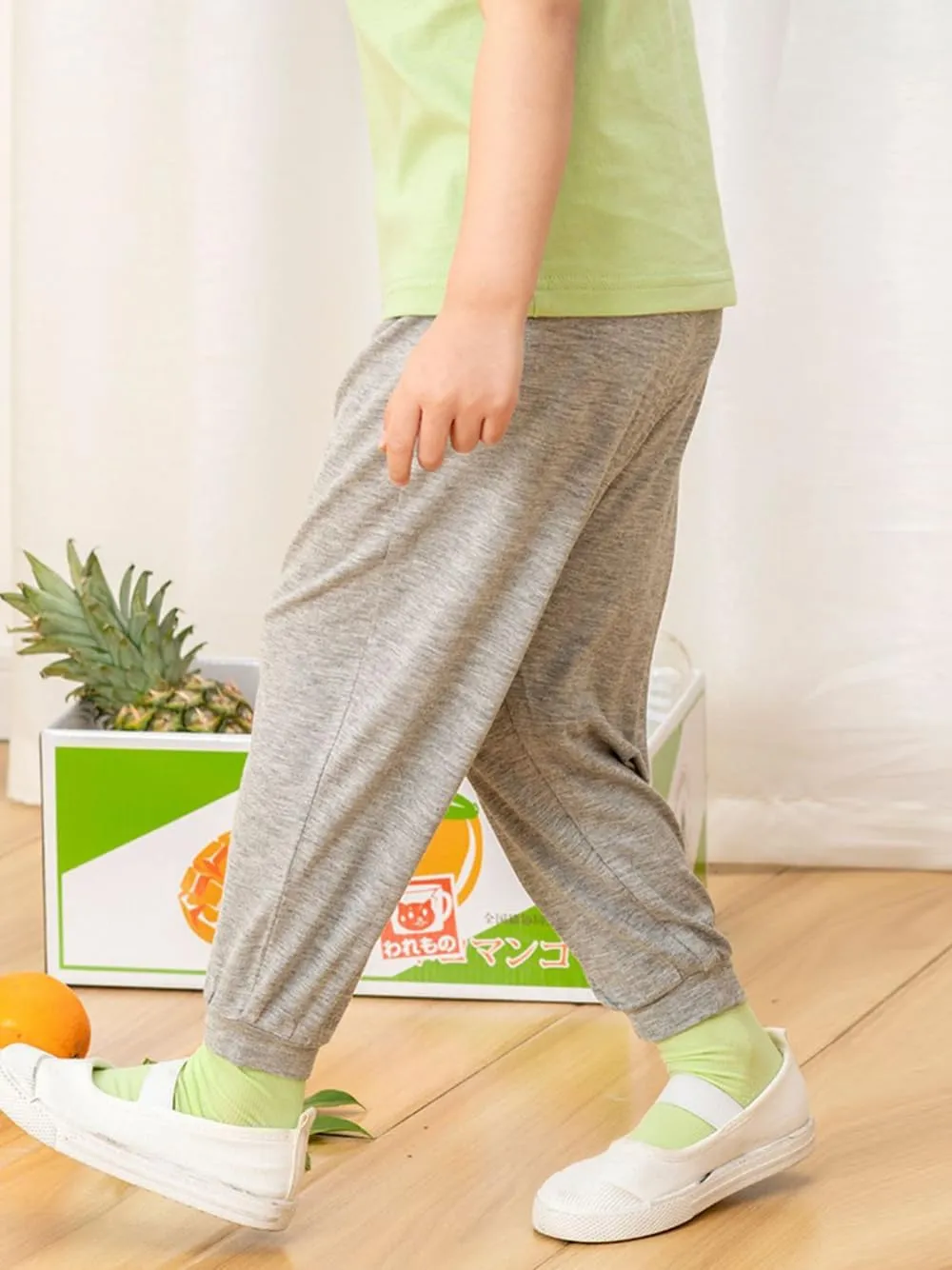 Enfants Chris Baby Toddler Little & Big Boys Girls Rayon Blend Harem Pants Joggers 18 Months - 7 Years