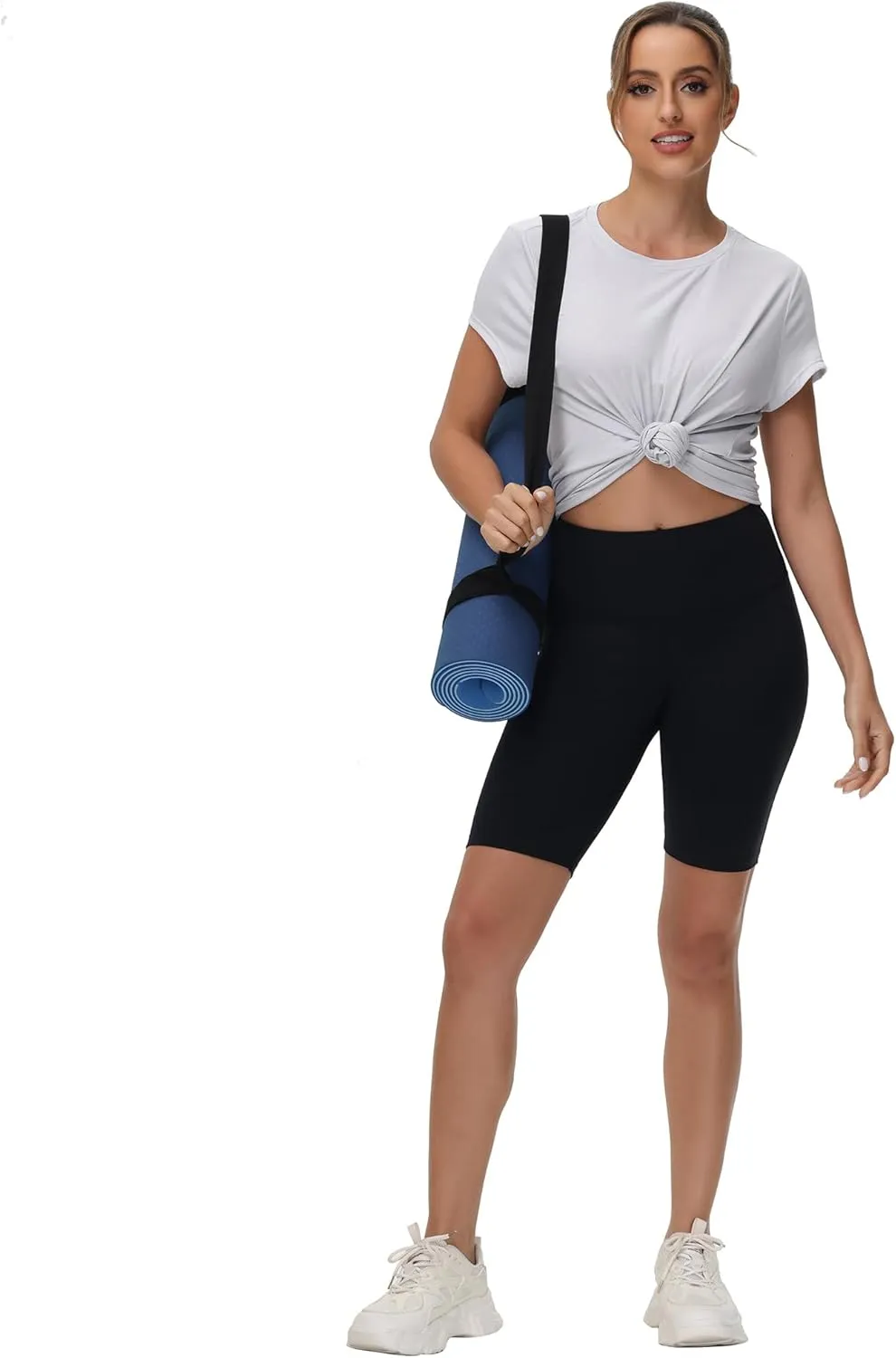 MCEDAR Women's Workout Short Sleeve Tops Loose Fit Casual Yoga T-Shirts Breathable Running Athletic Tee Shirts