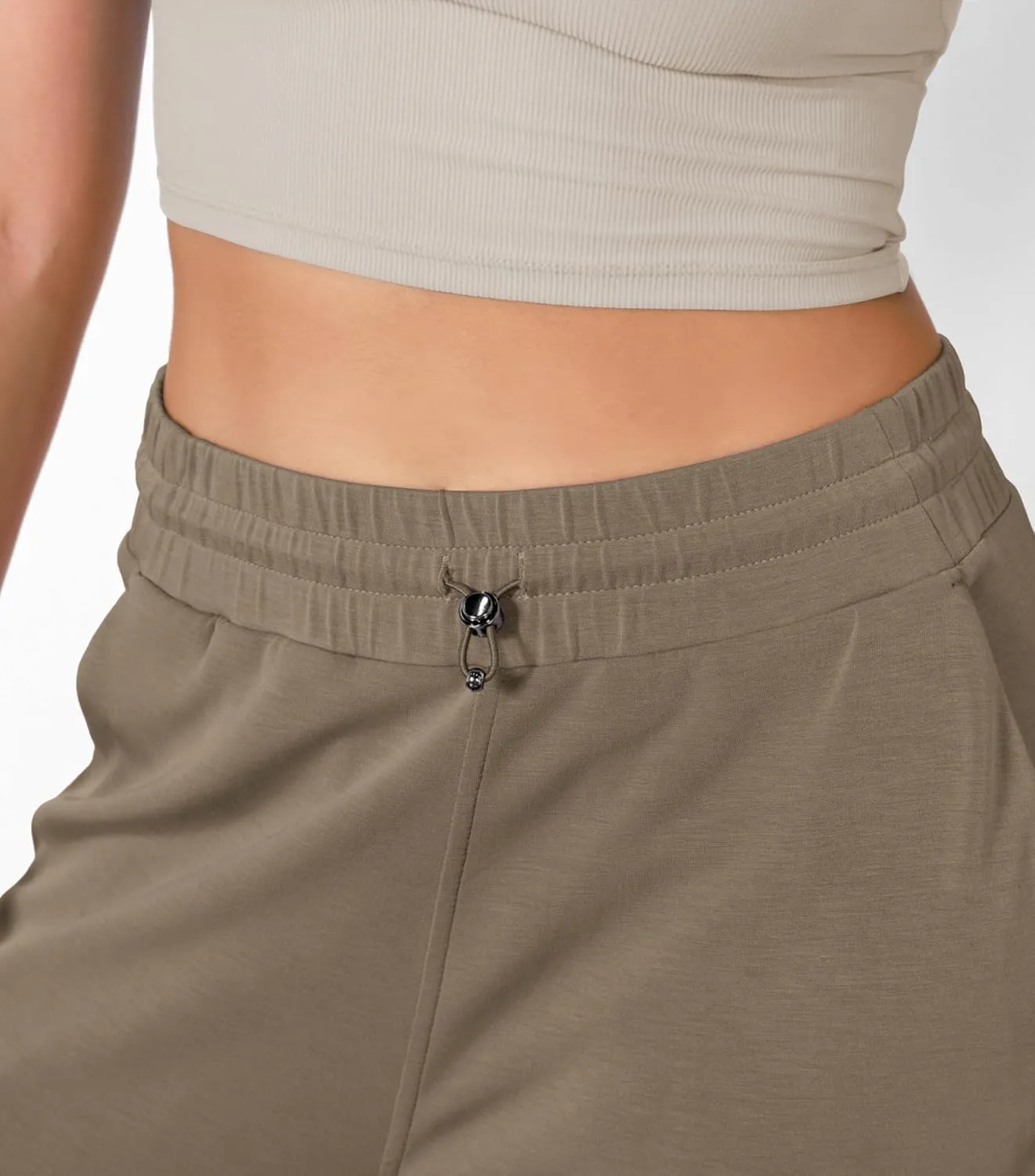 ODODOS Women's Modal Soft Jogger Pants with Pockets Adjustable Shockcord High Waist Sweatpants Casual Lounge Pants