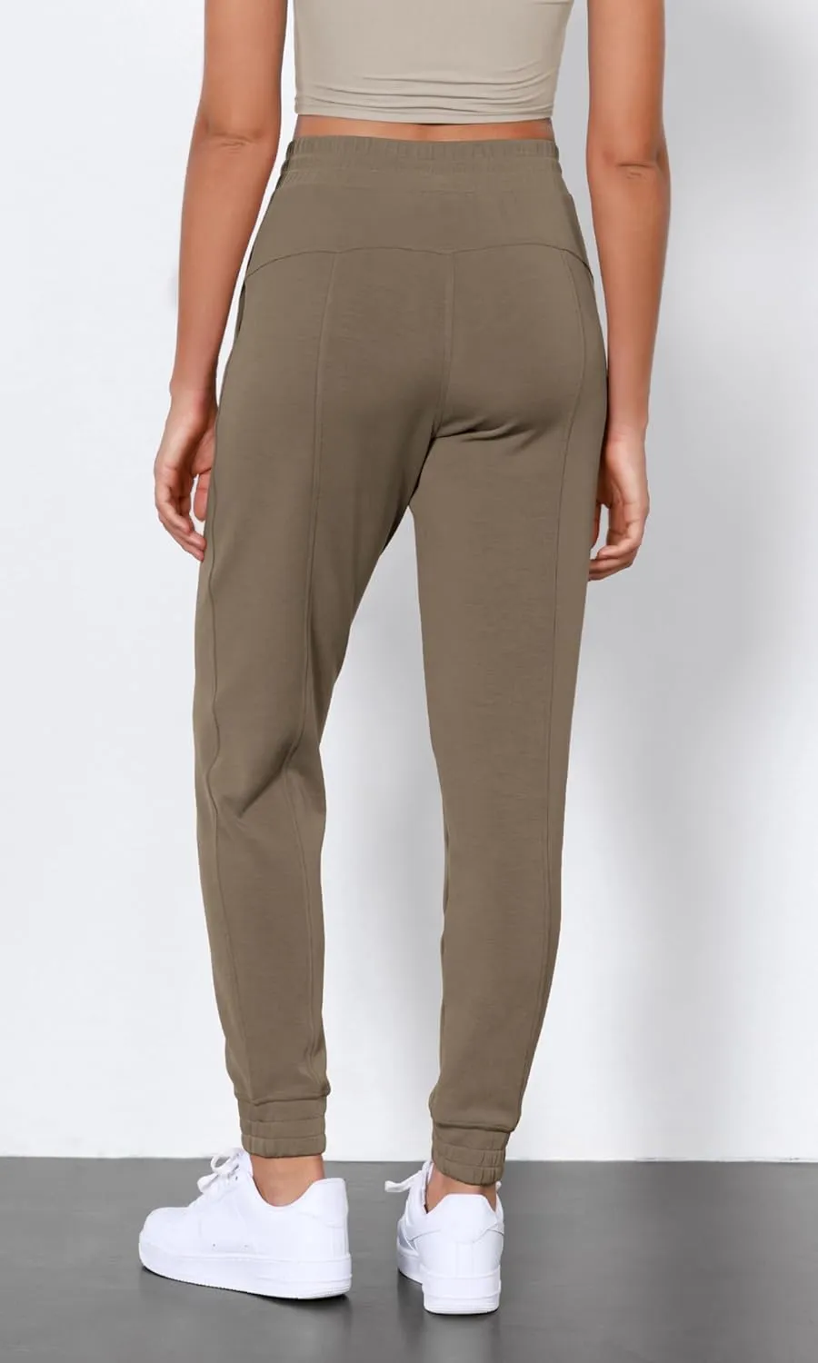 ODODOS Women's Modal Soft Jogger Pants with Pockets Adjustable Shockcord High Waist Sweatpants Casual Lounge Pants
