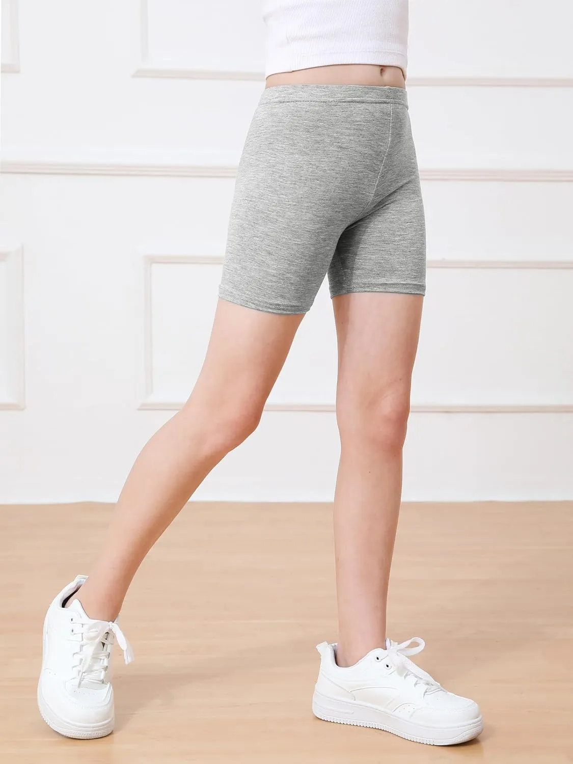 Resinta 12 Pack Girls Biker Cartwheel Shorts Toddler Under Dress Dance Short for Kids