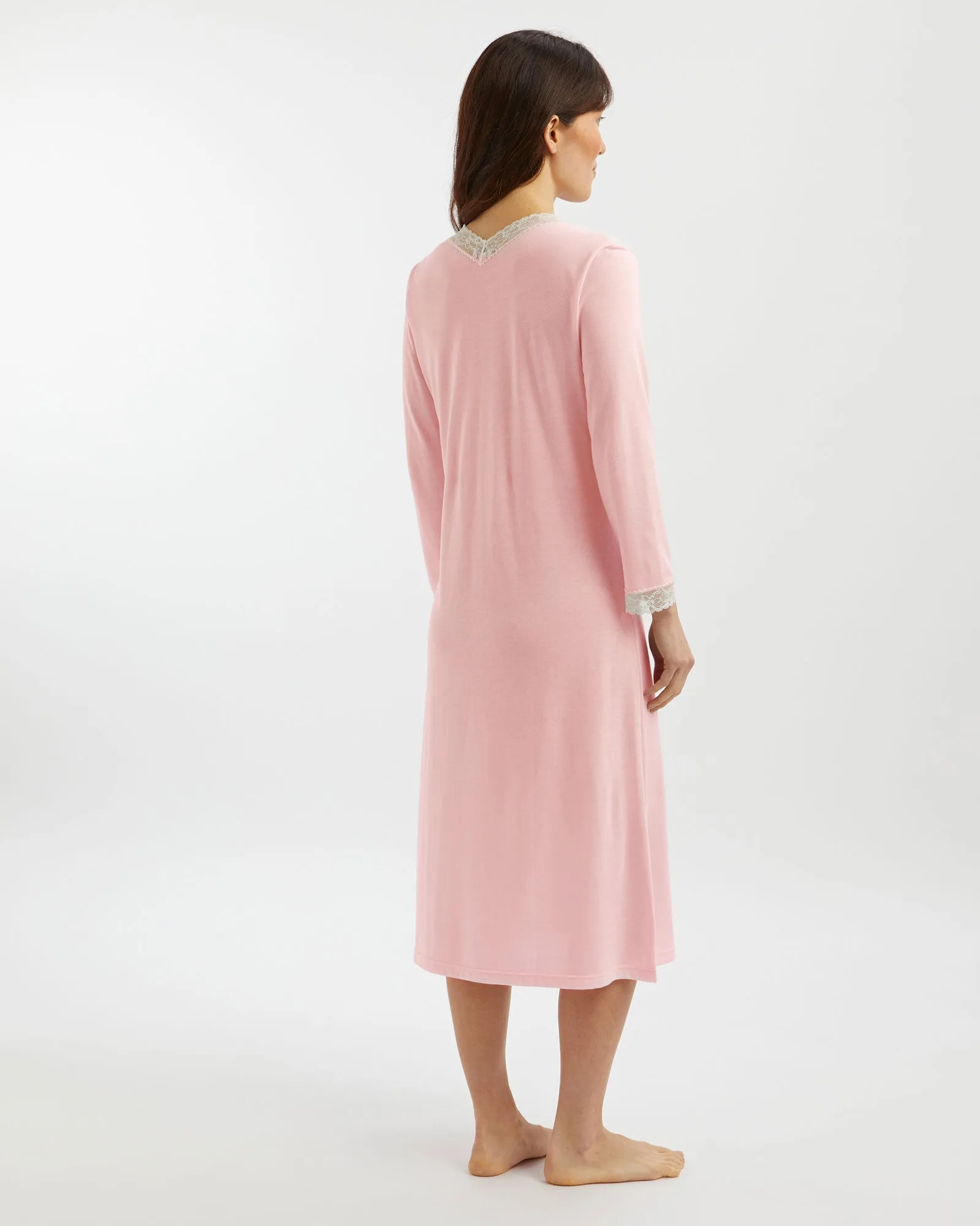Women's Jersey Ella Nightdress - Pink