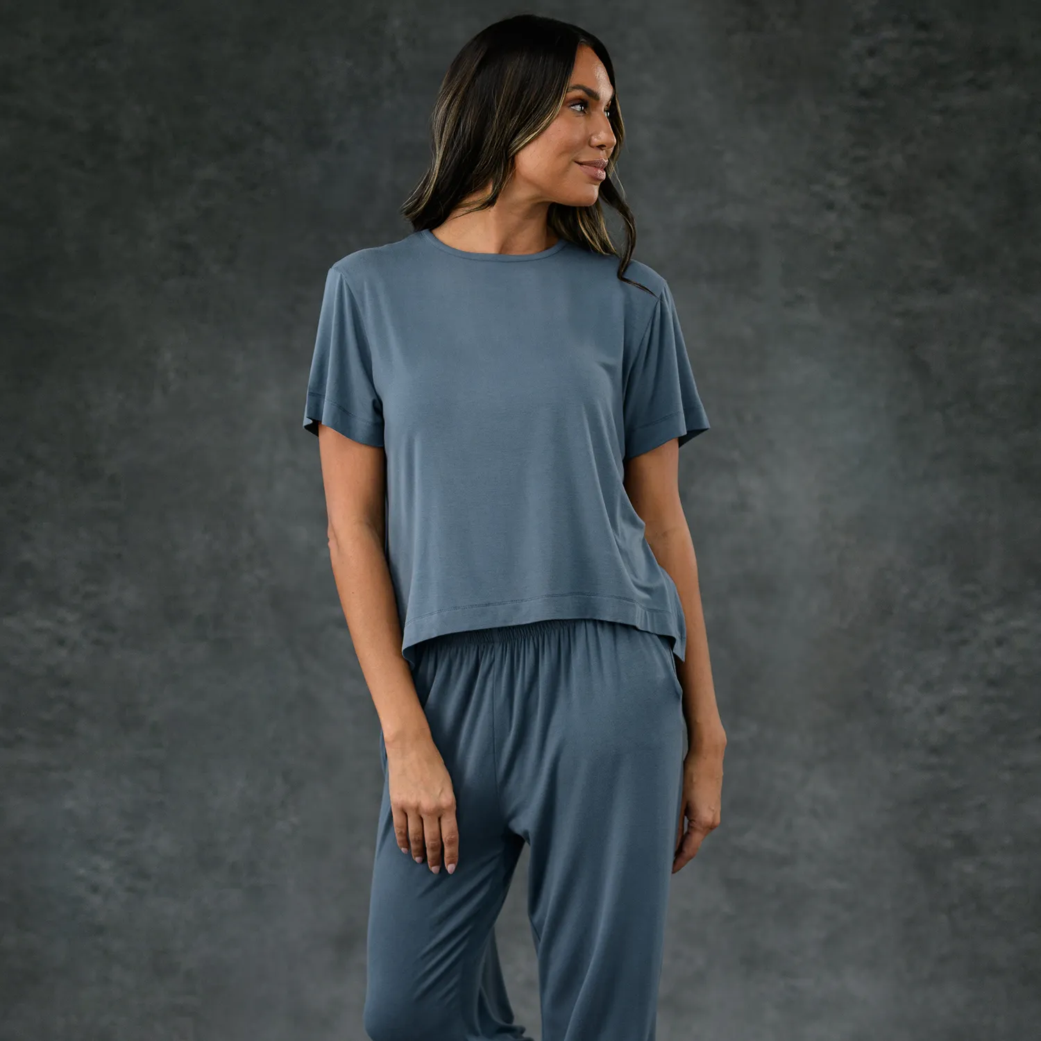 Women's Pajama Set - Pant   Tee (Dusk)